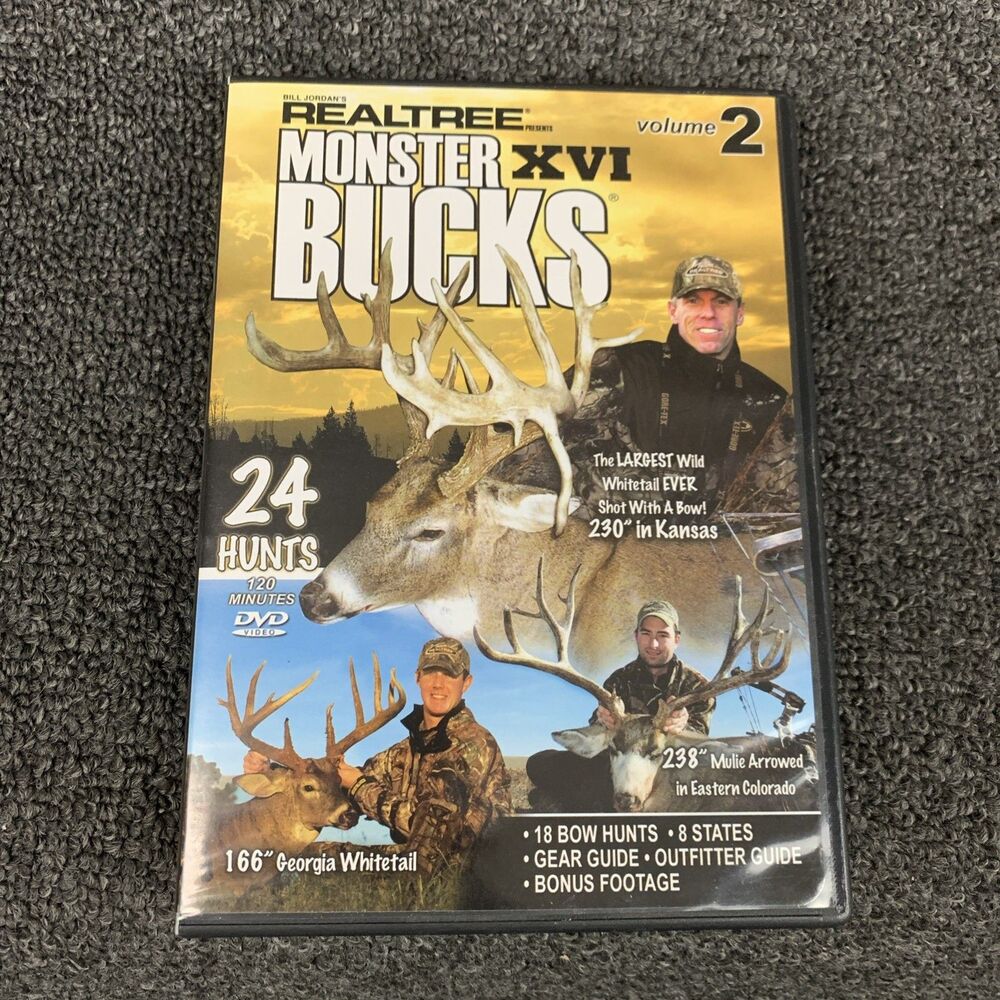 Bill Jordan's REALTREE Monster Bucks XVI Vol 2 Deer Hunting DVD